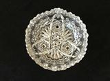 Lot#DA: 4 Assorted pressed glass items