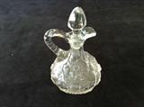 Lot#DA: 7 Small pressed glass pitcher