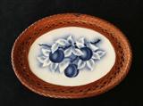 Lot#DA:15 Pair of Japanese ceramic plates