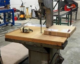 Biro Electric Bandsaw, Model #34, 120 Volt Includes Additional Saw Blades And Ear Protection