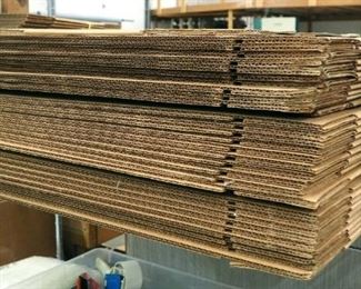 Packaging Supplies Including Tape Dispensers Qty 11, Packaging Tape, Corrugated Boxes, Stretch Wrap Dispenser And More