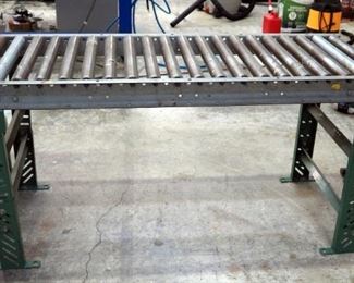 5 Ft Material Handling Conveyor, Height Adjustable