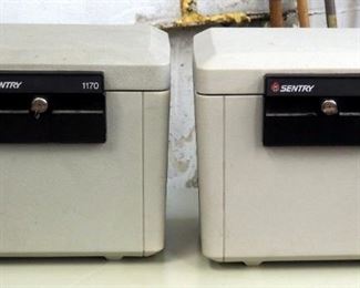 Sentry Secured Document Safes, Includes Key, Qty 2