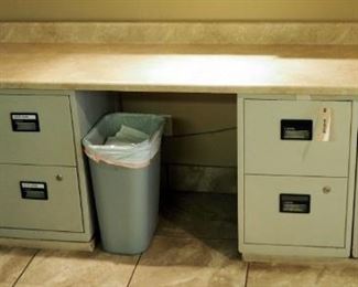 Laminate Counter Top With Back Splash, Qty 3, 97" x 25"; 89" x 25"; 54" x 25"