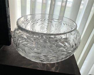 Large Crystal bowl