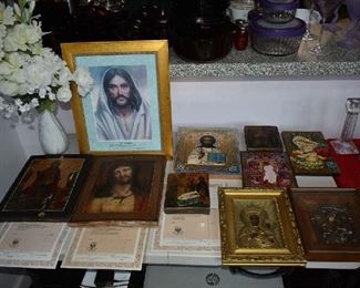 RELIGIOUS WALL ART (SOME HAVE APPRASALS)