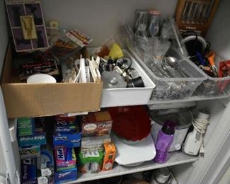 UTENSILS, FLATWARE, KNIVES/SCISSORS, PAPER GOODS