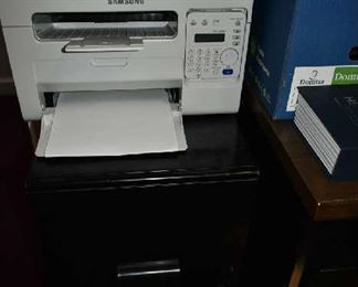 SAMSUNG PRINTER, FILE CABINET