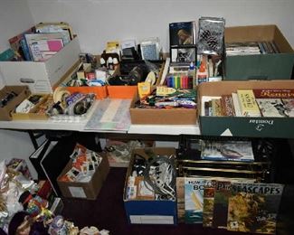 OFFICE SUPPLIES, DVD’S, ART BOOKS