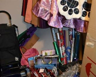 CLOTHING, WRAPPING SUPPLIES
