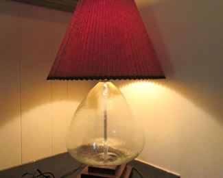 Blown Glass lamp