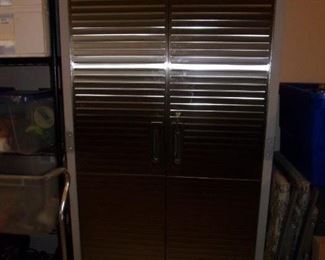 Seville Classics UltraHD Full Door Storage Cabinet with lock and key
