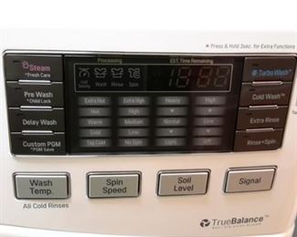 LG TrueBalance Direct Drive Front Load Washer and LG Dryer True Steam Sensor Drive 2 years old like new gently used!