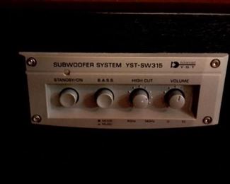 Yamaha subwoofer.