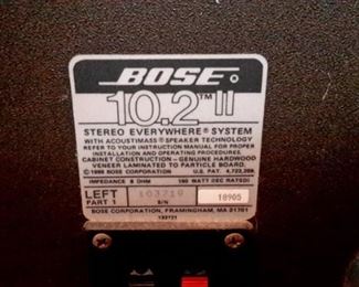 Bose Stereo Everywhere System!
