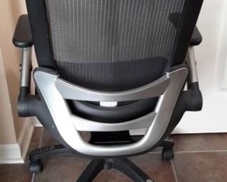 TWO ultra comfortable office chairs.