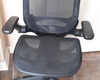 TWO ultra comfortable office chairs.