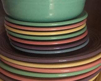 Fiesta Dishes in assorted colors