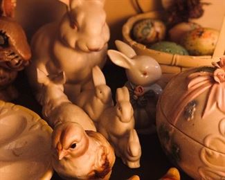 Lefton and Goebel Figurines