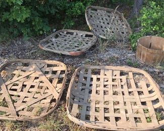 Authentic tobacco baskets