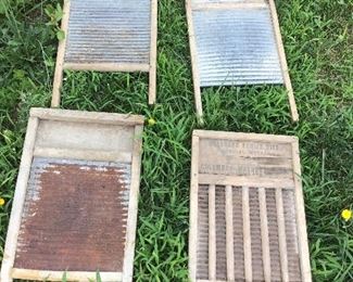 Oval oak washboard