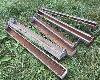 Hard to find feeders with grill, repurpose to display dishes photos