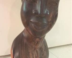 Carved Jamaican Figure