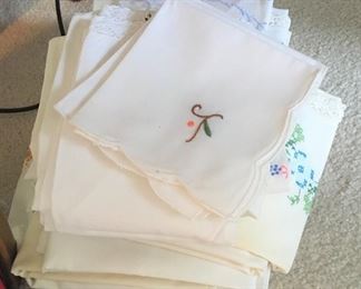 Hand Stitched Linens
