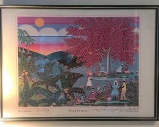 Pink Tree Sunset by Rita Genet