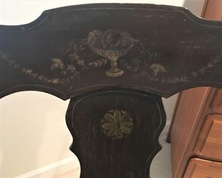 Painted Rocking Chair Detail