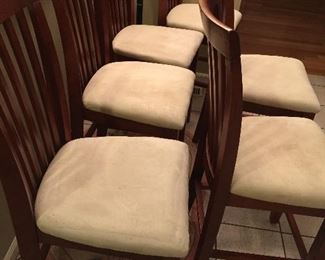 set of 6 chairs, pub-height