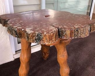 3-Legged Live-edge occasional table - $100