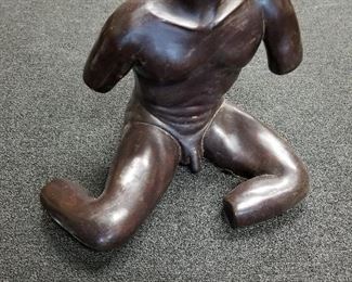Signed old nude bronze 