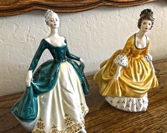 Royal Doulton "Regal Lady" @ $50. Royal Doulton "Coralie" @ $35.