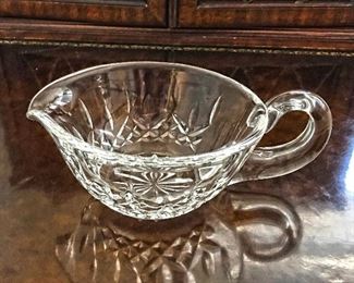 Waterford crystal Lismore gravy boat. Estate sale price $40