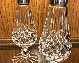Waterford Lismore salt and pepper set $55 for the pair.