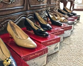 lots of ferragamo