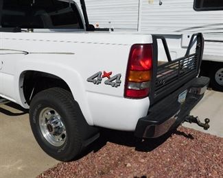 4 x 4 and 2 x4. We have the rear tailgate should you choose to remove the fifth wheel fitting.