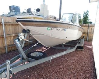 2001 Crestliner 19'2" Phantom with 2006 Evinrude 115hp and trailer.