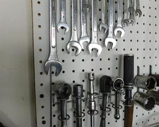 Box and open end wrenches in every size to 1 1/2 inch