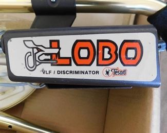 Tesoro Lobo SuperTRAQ metal detector. Look this one up for the basic unit and reviews. This one is the TOP of the line. We have FIVE additional ellipticals and two extra arms.