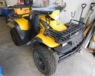 2001 Polaris with 600 miles. In like new condition. I drove this one around today, lots of fun! Comes with windshield, tool box and battery tender port already hooked up.