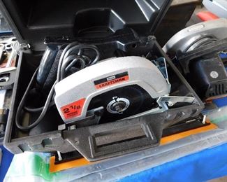 Craftsman circular saw. Maybe cut one piece of wood in its lifetime.
