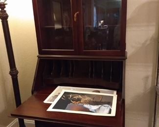 Secretary with hutch on top