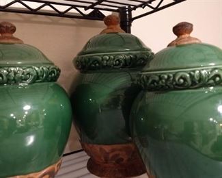 Pottery Canisters