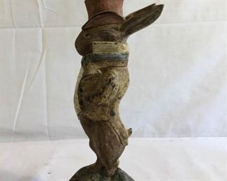 Albany Foundry Cast Iron Door Step Antique Bunny https://ctbids.com/#!/description/share/209765
