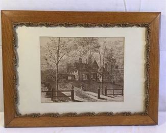 Mark Twain's House Antique Illustration https://ctbids.com/#!/description/share/209436