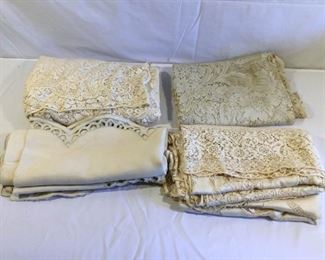 Antique/Vintage Table Clothes (4Pcs) https://ctbids.com/#!/description/share/209647