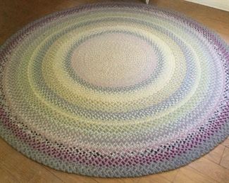 Large Hand Braided Rug Vintage https://ctbids.com/#!/description/share/209715