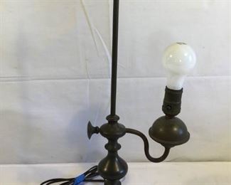 Antique Hubley Brass & Cast Iron Lamp             https://ctbids.com/#!/description/share/209659